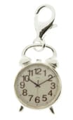 Silver Charm-Alarm Clock - Gift Junction