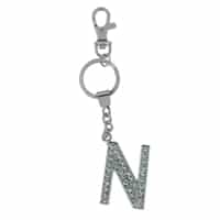 Crystal Keyrings Letter N - Gift Junction