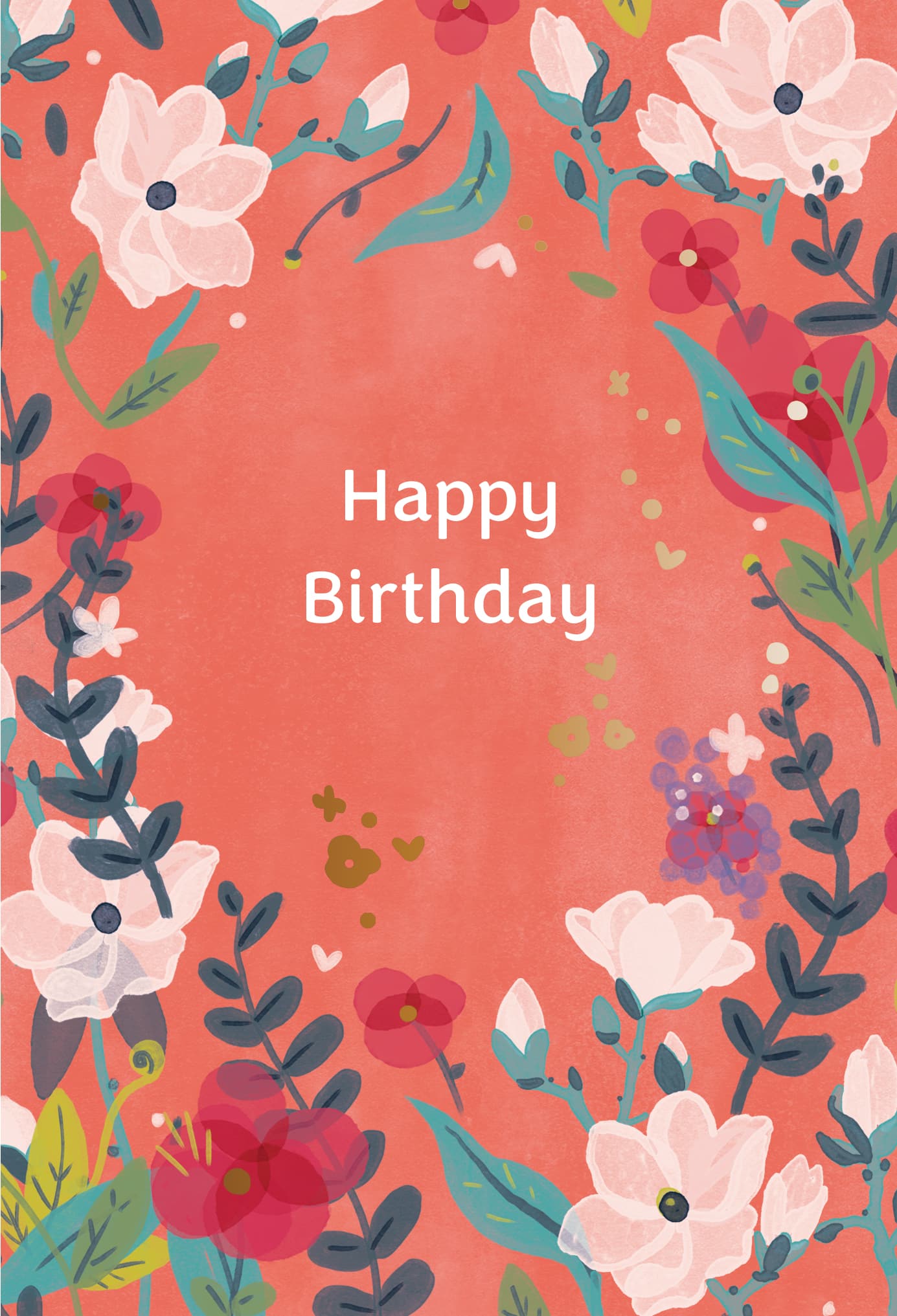 Birthday - Ring Of Flowers - Gift Junction