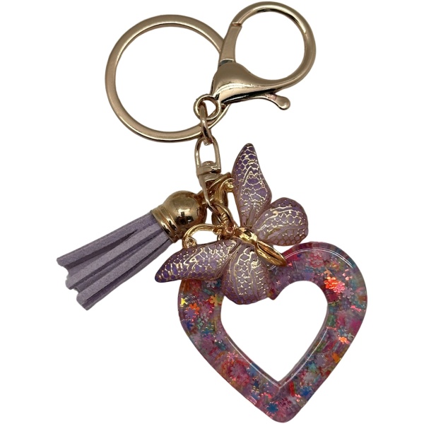 Sparkle Keyring Heart